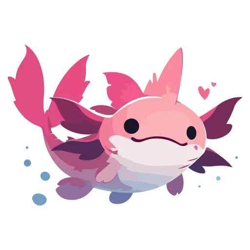 Стикер 21 Axolotl