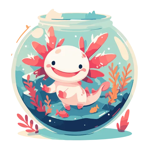 Стикер 37 Axolotl