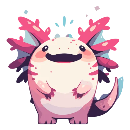 Стикер 28 Axolotl