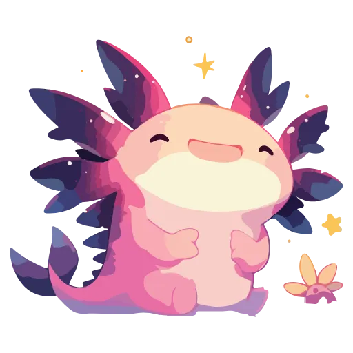 Стикер 14 Axolotl