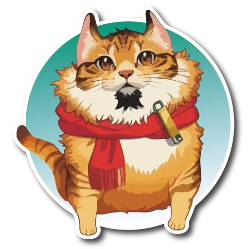 😬 Стикер «Нейрокоты» для Telegram