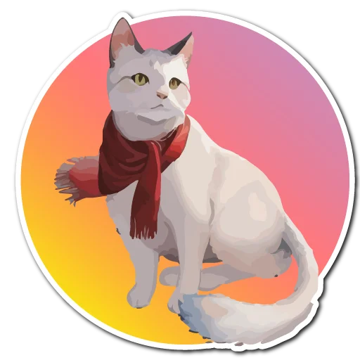 🧠 Стикер «Нейрокоты» для Telegram