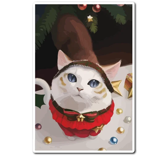 🎄 Стикер «Нейрокоты» для Telegram