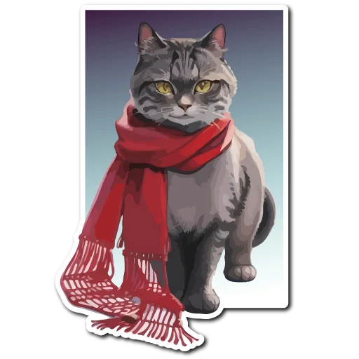 🌌 Стикер «Нейрокоты» для Telegram