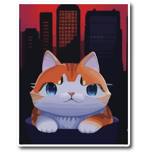 👑 Стикер «Нейрокоты» для Telegram