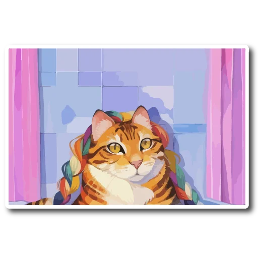 🤡 Стикер «Нейрокоты» для Telegram