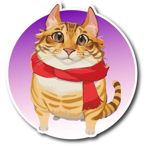 😶 Стикер «Нейрокоты» для Telegram