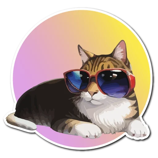 🐾 Стикер «Нейрокоты» для Telegram