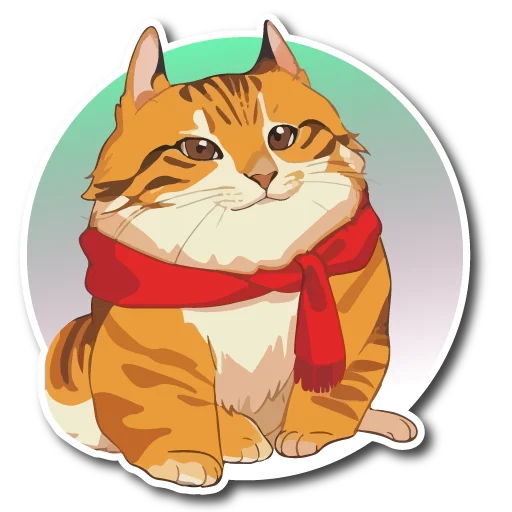 😊 Стикер «Нейрокоты» для Telegram