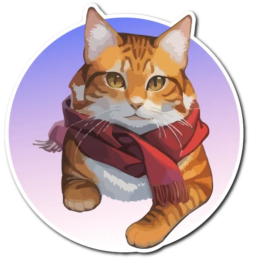 🙎‍♀️ Стикер «Нейрокоты» для Telegram