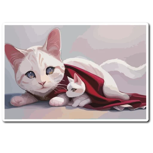 👩‍👧 Стикер «Нейрокоты» для Telegram