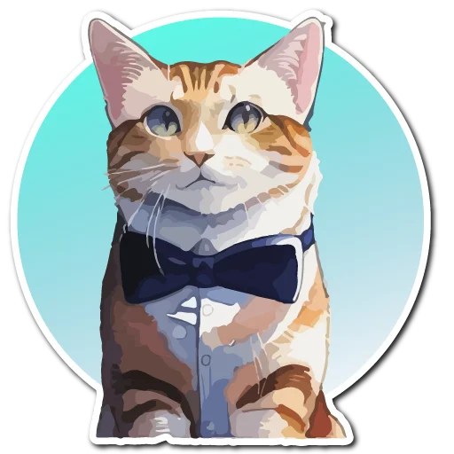 😓 Стикер «Нейрокоты» для Telegram