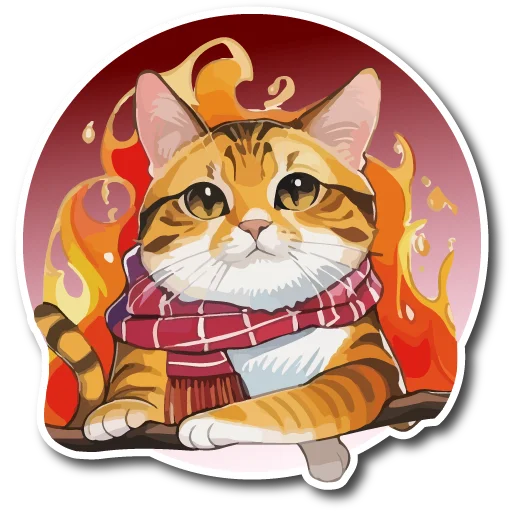 🔥 Стикер «Нейрокоты» для Telegram