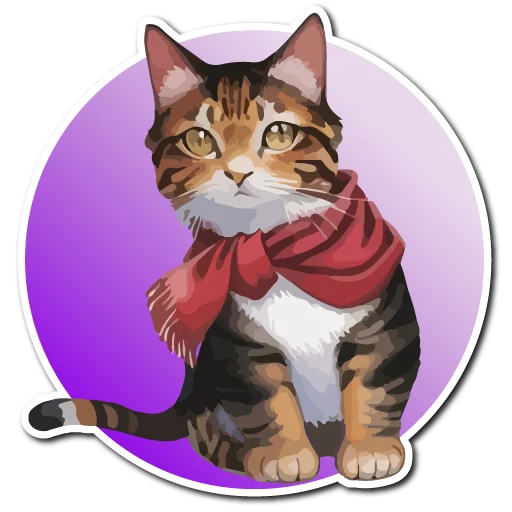 🫐 Стикер «Нейрокоты» для Telegram