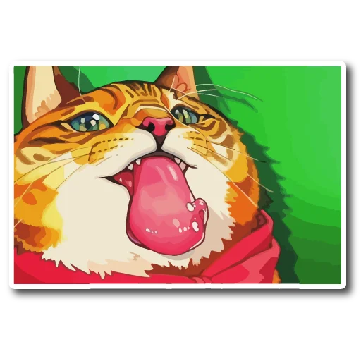 ❤️ Стикер «Нейрокоты» для Telegram