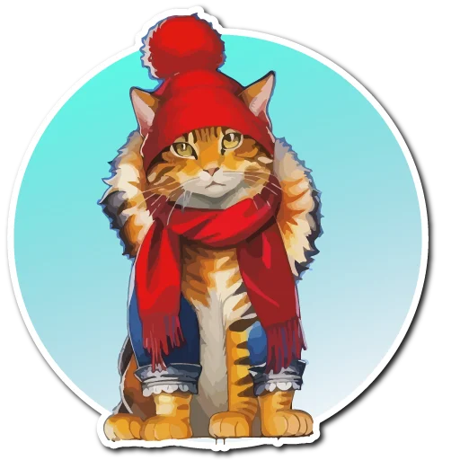 ❄️ Стикер «Нейрокоты» для Telegram