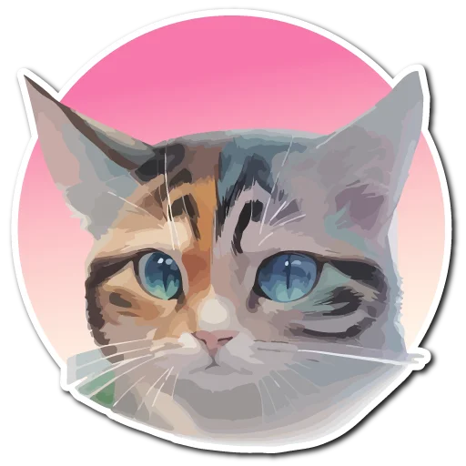 🍇 Стикер «Нейрокоты» для Telegram