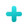 ➕ Эмодзи «Голубые буквы, цифры, иконки» для Telegram