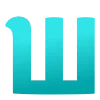 😍 Эмодзи «Голубые буквы, цифры, иконки» для Telegram