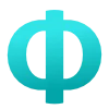 😍 Эмодзи «Голубые буквы, цифры, иконки» для Telegram