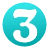 3️⃣ Эмодзи «Голубые буквы, цифры, иконки» для Telegram