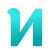 😍 Эмодзи «Голубые буквы, цифры, иконки» для Telegram