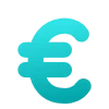 💶 Эмодзи «Голубые буквы, цифры, иконки» для Telegram