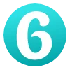 6️⃣ Эмодзи «Голубые буквы, цифры, иконки» для Telegram