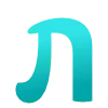 😍 Эмодзи «Голубые буквы, цифры, иконки» для Telegram