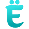 😍 Эмодзи «Голубые буквы, цифры, иконки» для Telegram