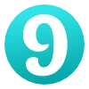 9️⃣ Эмодзи «Голубые буквы, цифры, иконки» для Telegram