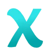 😍 Эмодзи «Голубые буквы, цифры, иконки» для Telegram