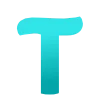 😍 Эмодзи «Голубые буквы, цифры, иконки» для Telegram