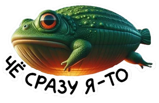😐 Стикер «Neuro Toads» для Telegram