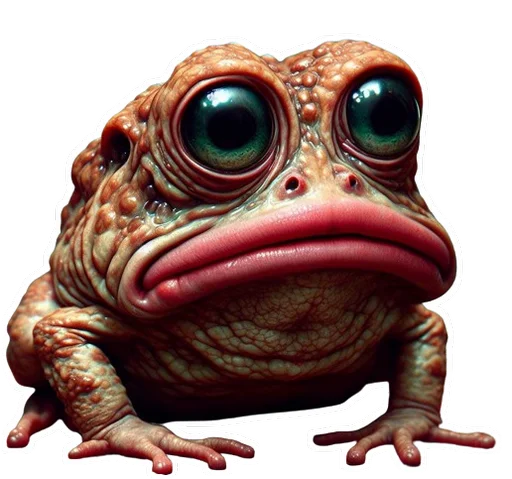 🙁 Стикер «Neuro Toads» для Telegram