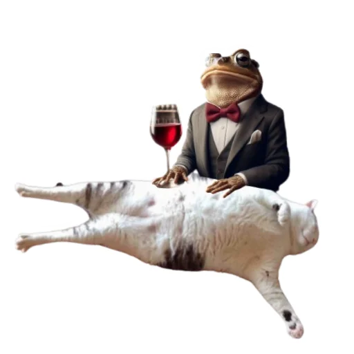 🍽 Стикер «Neuro Toads» для Telegram