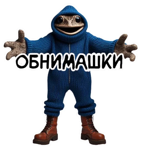 🫂 Стикер «Neuro Toads» для Telegram