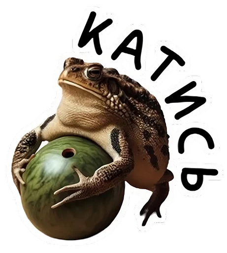 🎳 Стикер «Neuro Toads» для Telegram