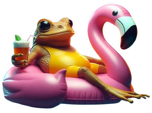 😏 Стикер «Neuro Toads» для Telegram