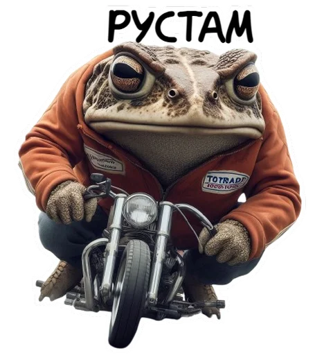 🌚 Стикер «Neuro Toads» для Telegram