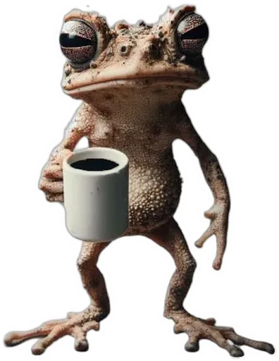 ☕️ Стикер «Neuro Toads» для Telegram