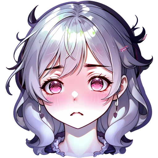 😞 Стикер «Neuro Anime» для Telegram