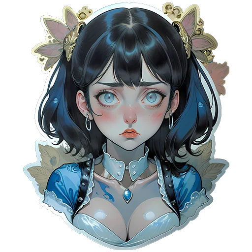 😞 Стикер «Neuro Anime» для Telegram
