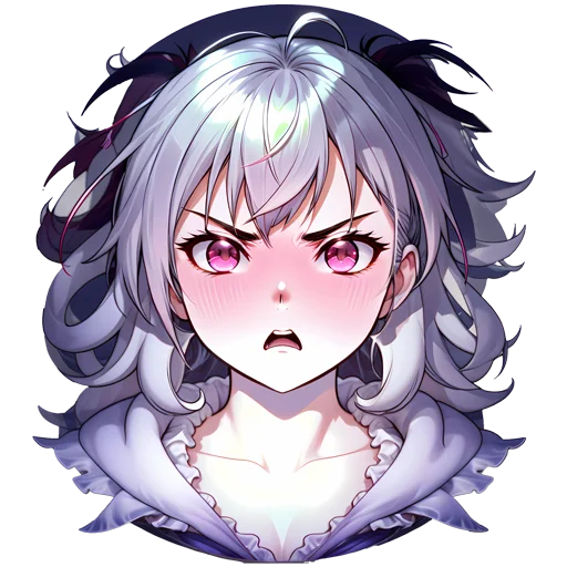 😡 Стикер «Neuro Anime» для Telegram