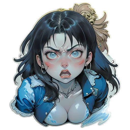 😠 Стикер «Neuro Anime» для Telegram