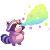 Стикер 30 🦝 Набор эмоджи с нейро енотиками и всяким рандомчиком
