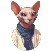 🐈‍⬛ Эмодзи «Кошатник (ω)» для Telegram