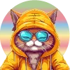 🐈‍⬛ Эмодзи «Кошатник (ω)» для Telegram