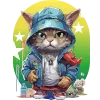 🐈‍⬛ Эмодзи «Кошатник (ω)» для Telegram