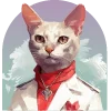 🐈‍⬛ Эмодзи «Кошатник (ω)» для Telegram